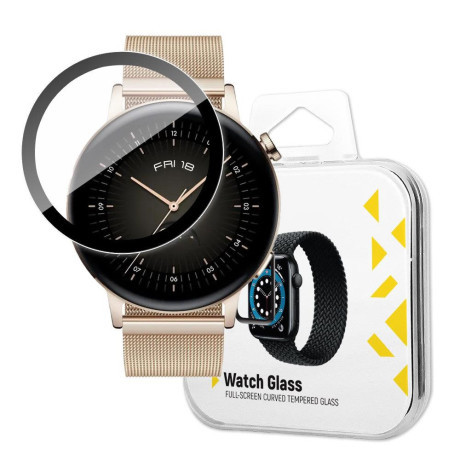 MG Watch Glass ochranné sklo na Huawei Watch GT 3 46 mm, čierne