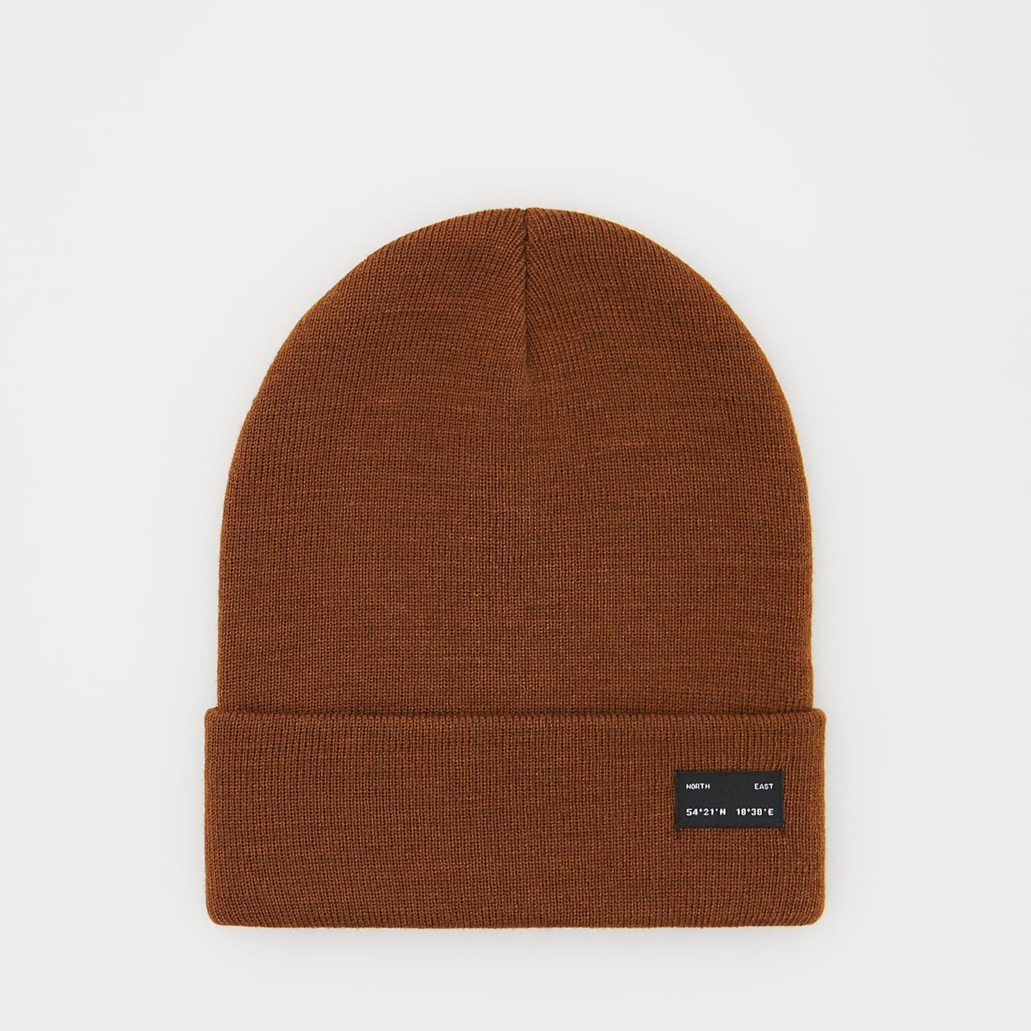 Reserved - Čiapka beanie s nášivkou - Khaki