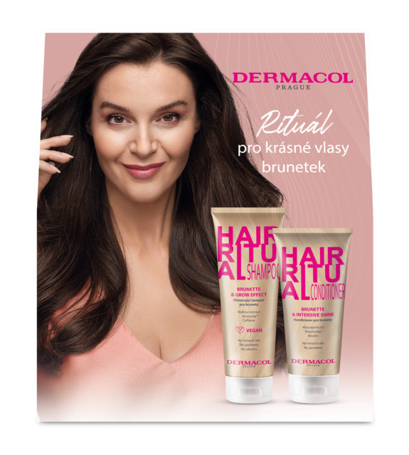Deramcol Darčekový balíček Hair Ritual pre brunetky