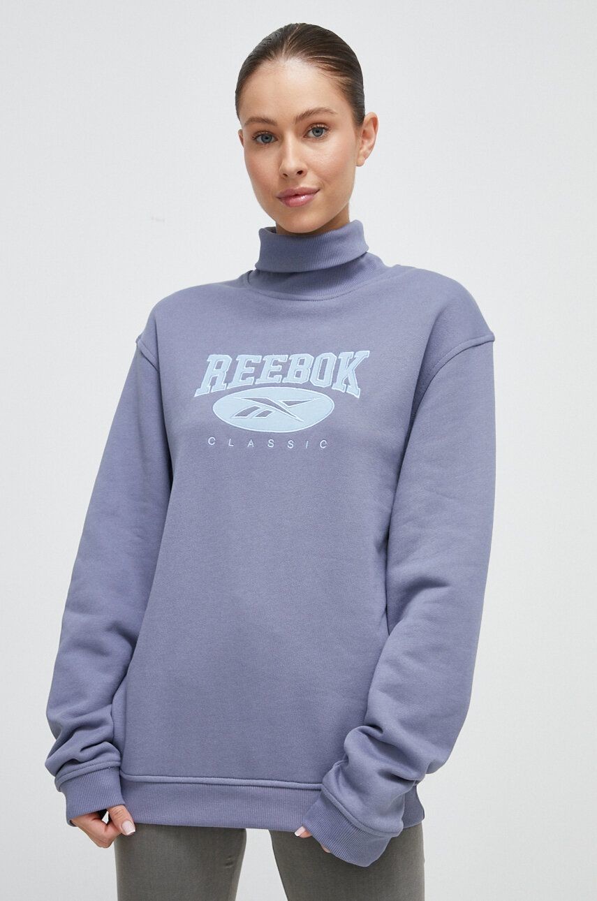 Bavlnená mikina Reebok Classic s nášivkou