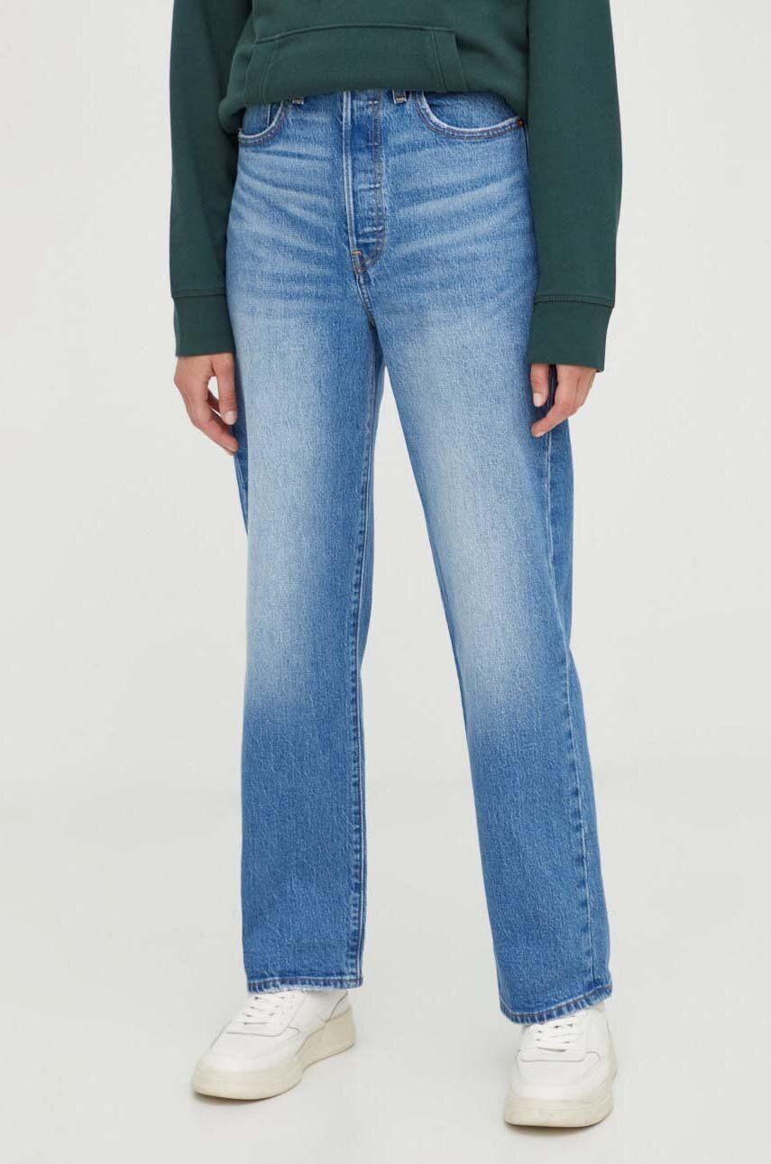 Rifle Levi's RIBCAGE STRAIGHT dámske, vysoký pás