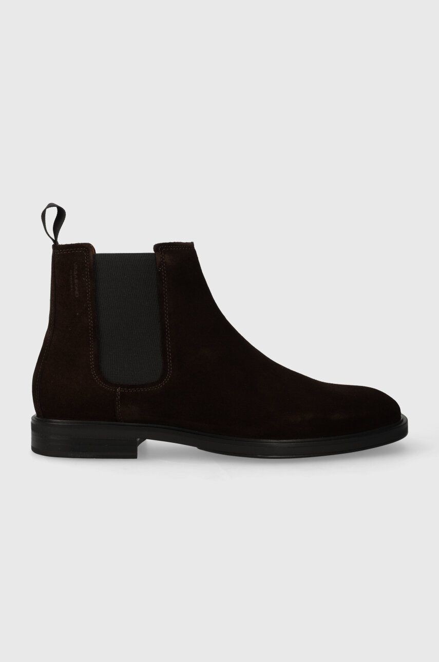 Semišové topánky chelsea Vagabond Shoemakers ANDREW pánske, hnedá farba, 5668.340.31