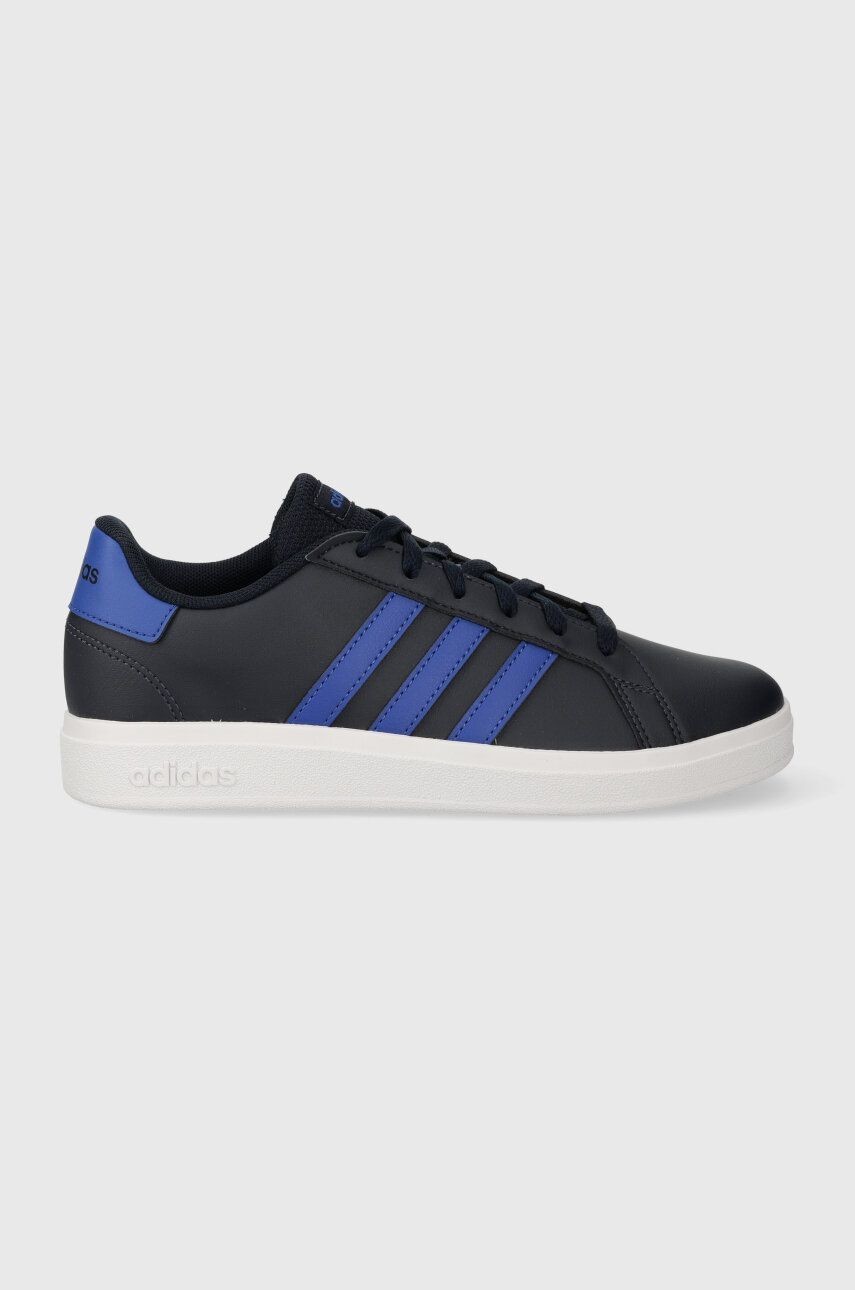 Detské tenisky adidas GRAND COURT 2.0 K tmavomodrá farba