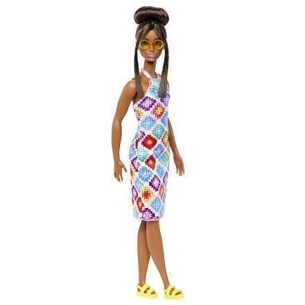 Mattel Barbie MODELKA - HÁČKOVANÉ ŠATY