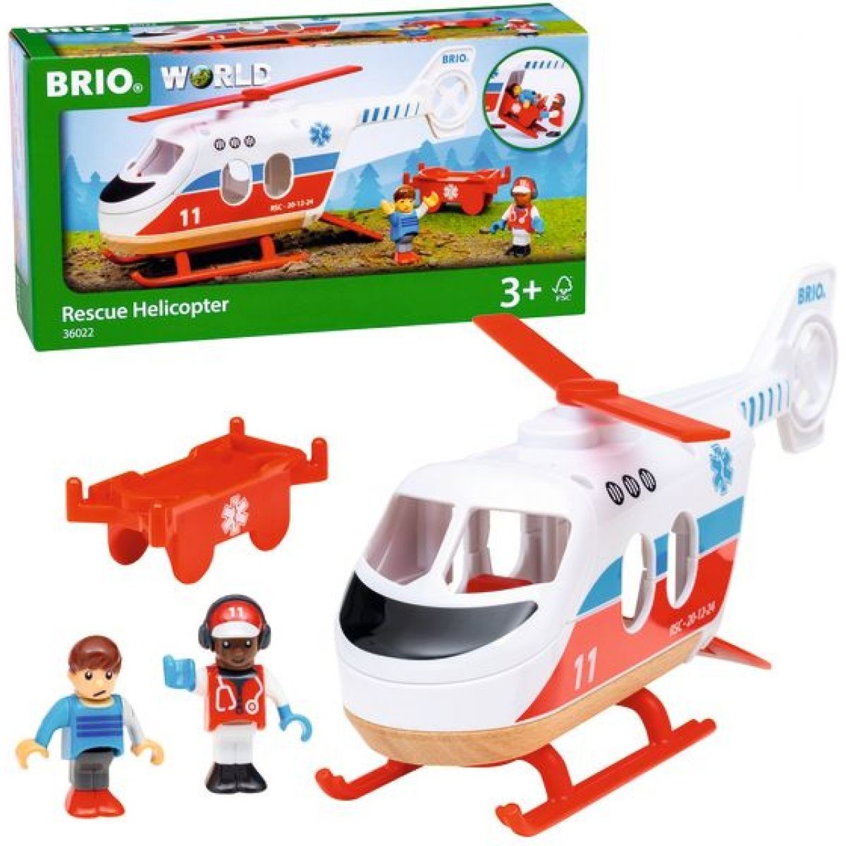 Brio World Záchranársky vrtuľník