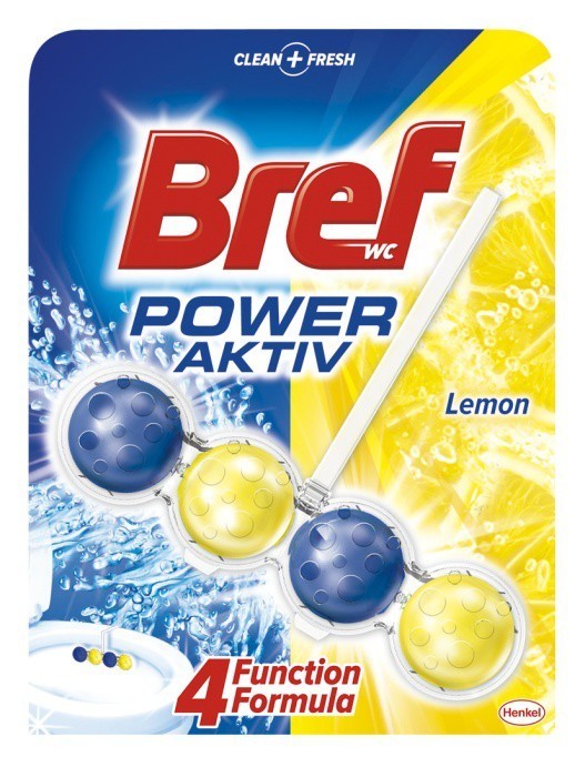Bref Power Aktiv Lemon WC Blok 50g