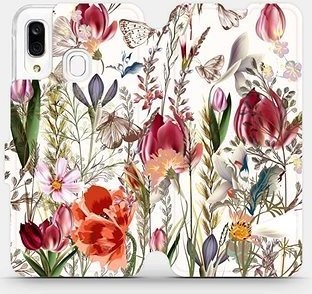 Flip pouzdro na mobil Samsung Galaxy A40 - MP01S Rozkvetlá louka