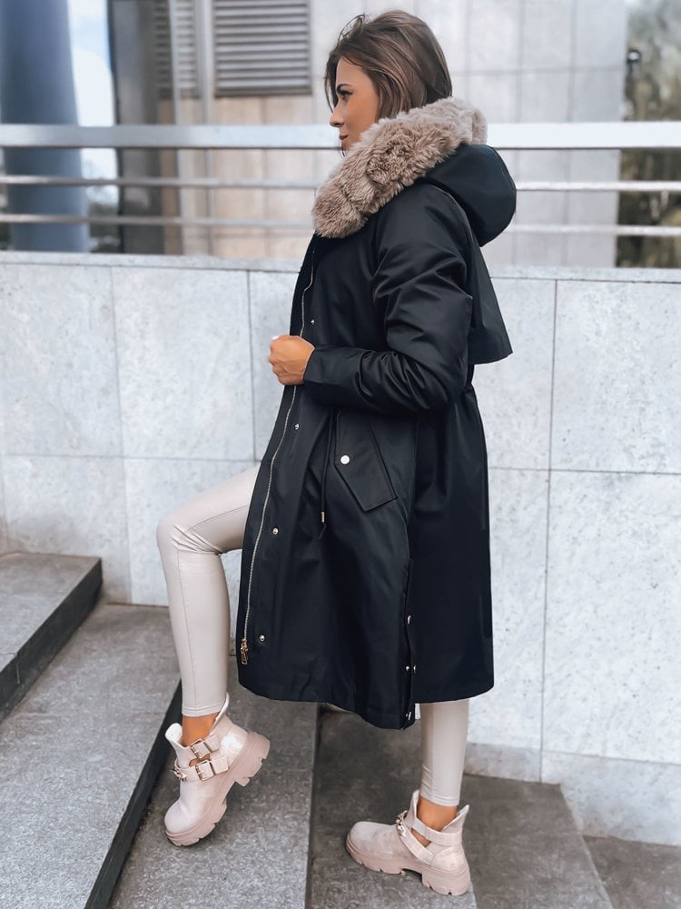 NADER ladies winter jacket parka black Dstreet