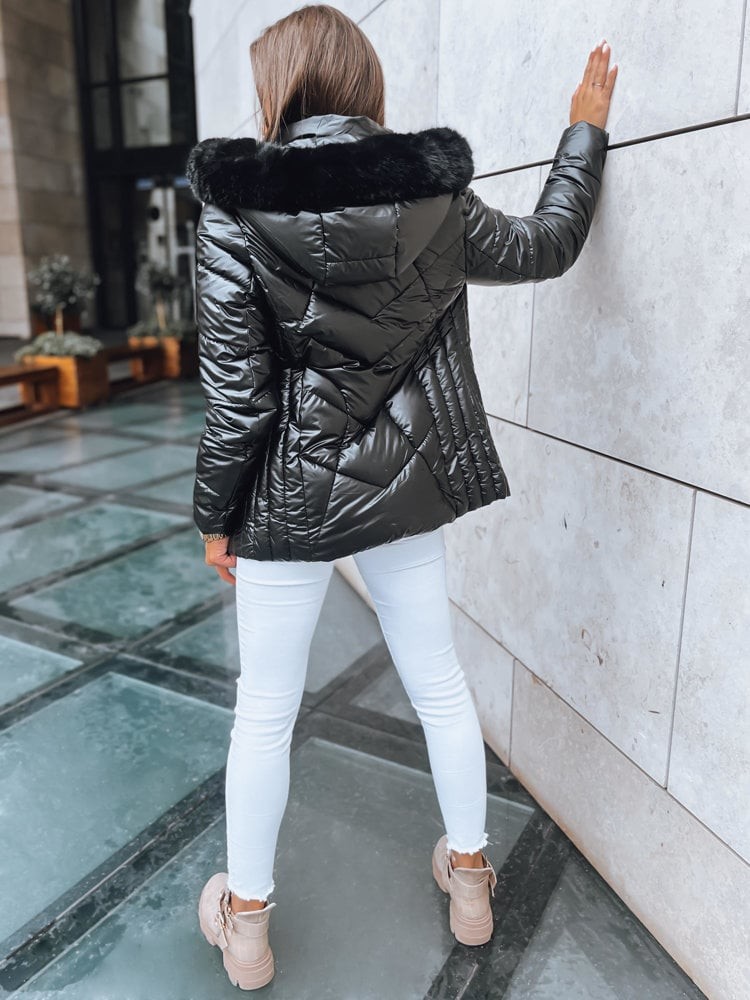 HAZEL SOFT ladies winter jacket black Dstreet