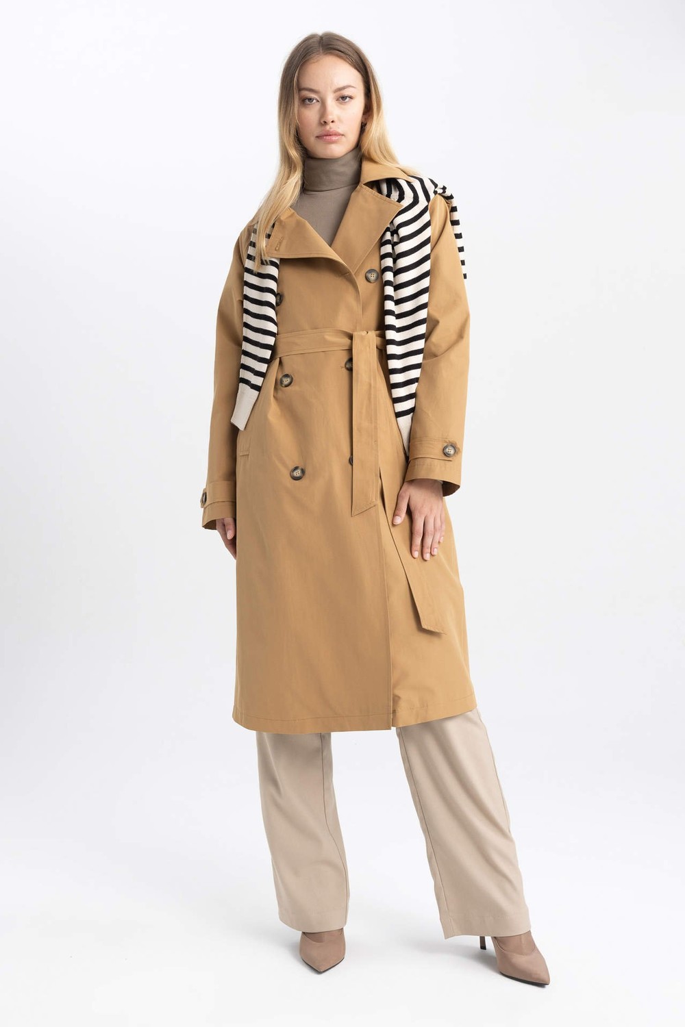 DEFACTO Relax Fit Trenchcoat