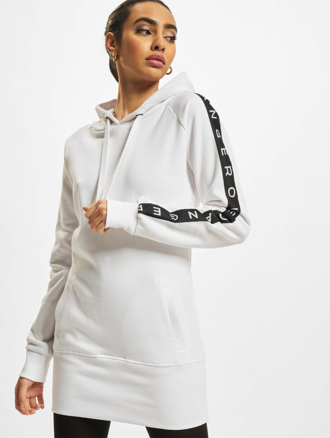 Wearing women white