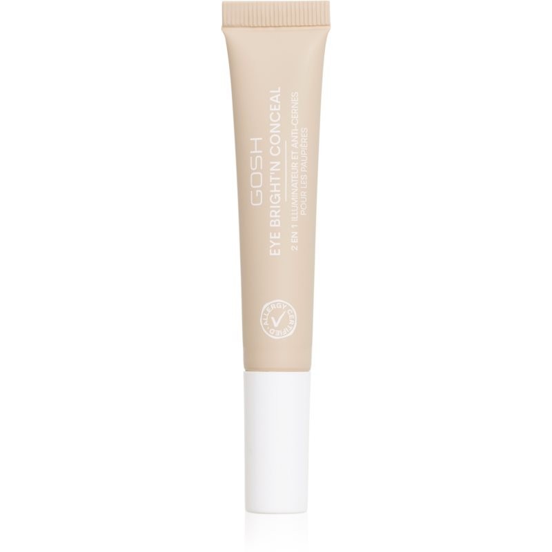Gosh Bright'n Conceal rozjasňujúci korektor proti kruhom pod očami odtieň Adjusting Skin 12 ml