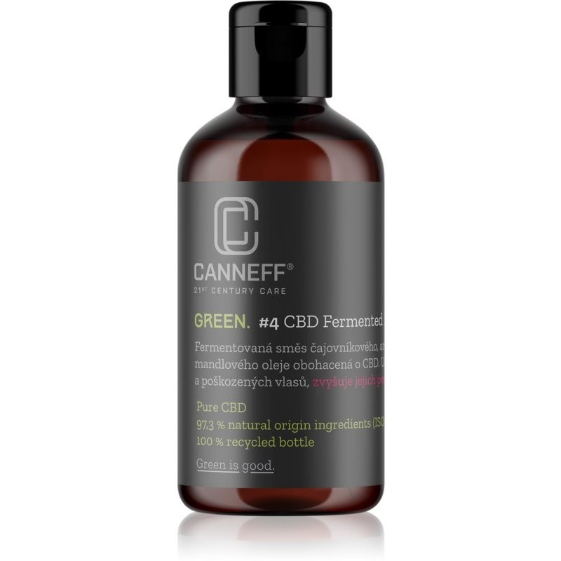 Canneff Green CBD Fermented Hair Oil olej na vlasy s fermentovanými zložkami 100 ml
