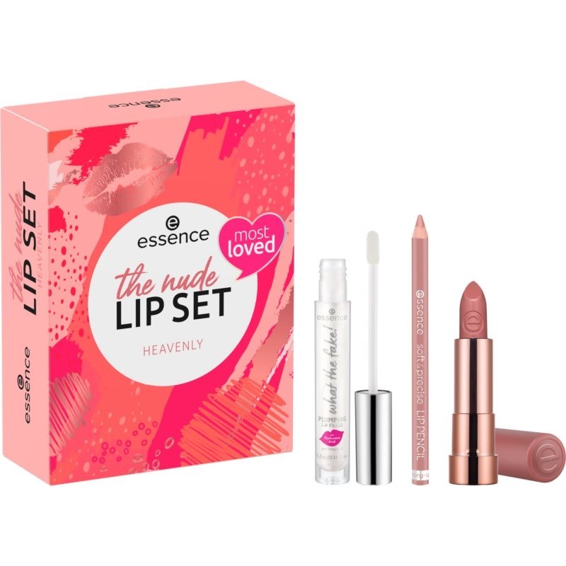 Essence The Nude Lip Set darčeková sada Heavenly (na pery)