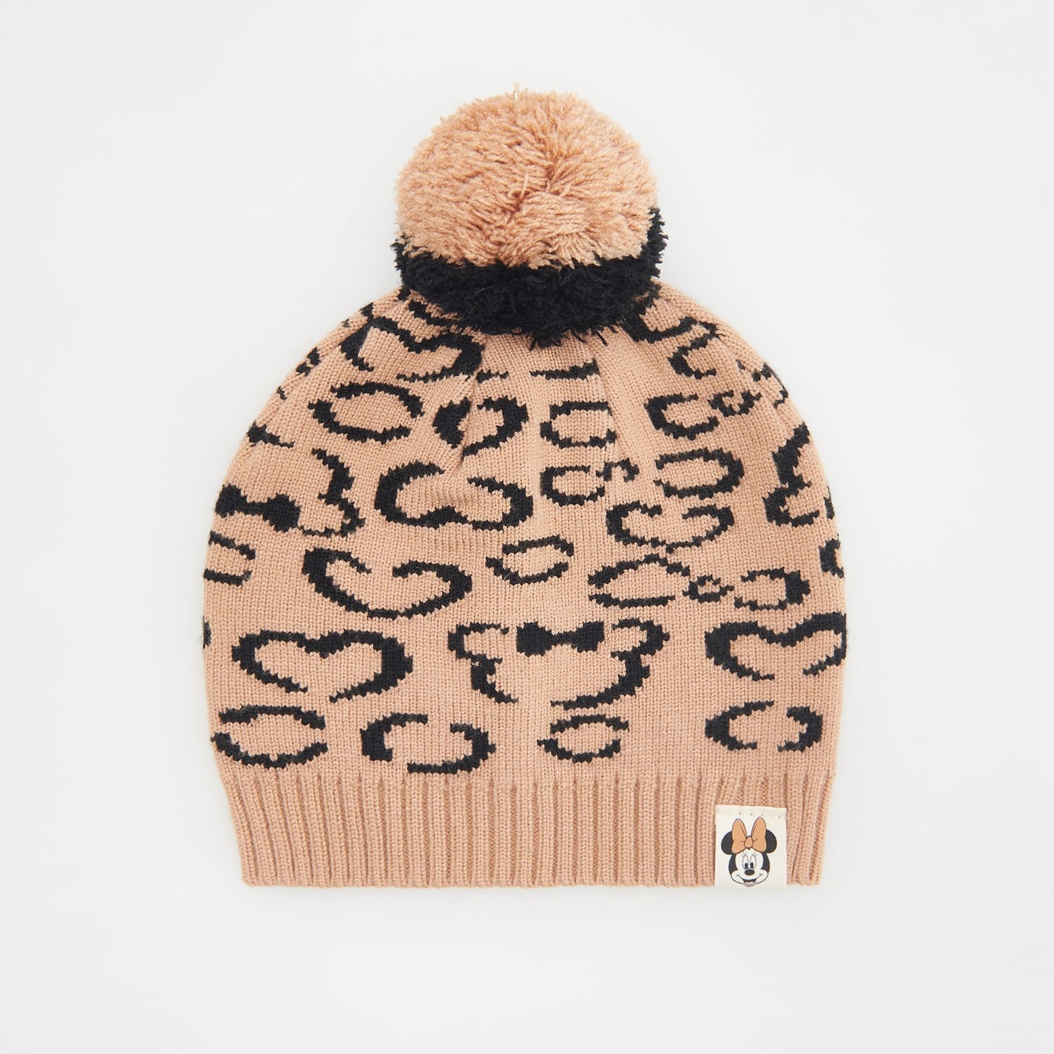 Reserved - Čiapka beanie s brmbolcom - Béžová