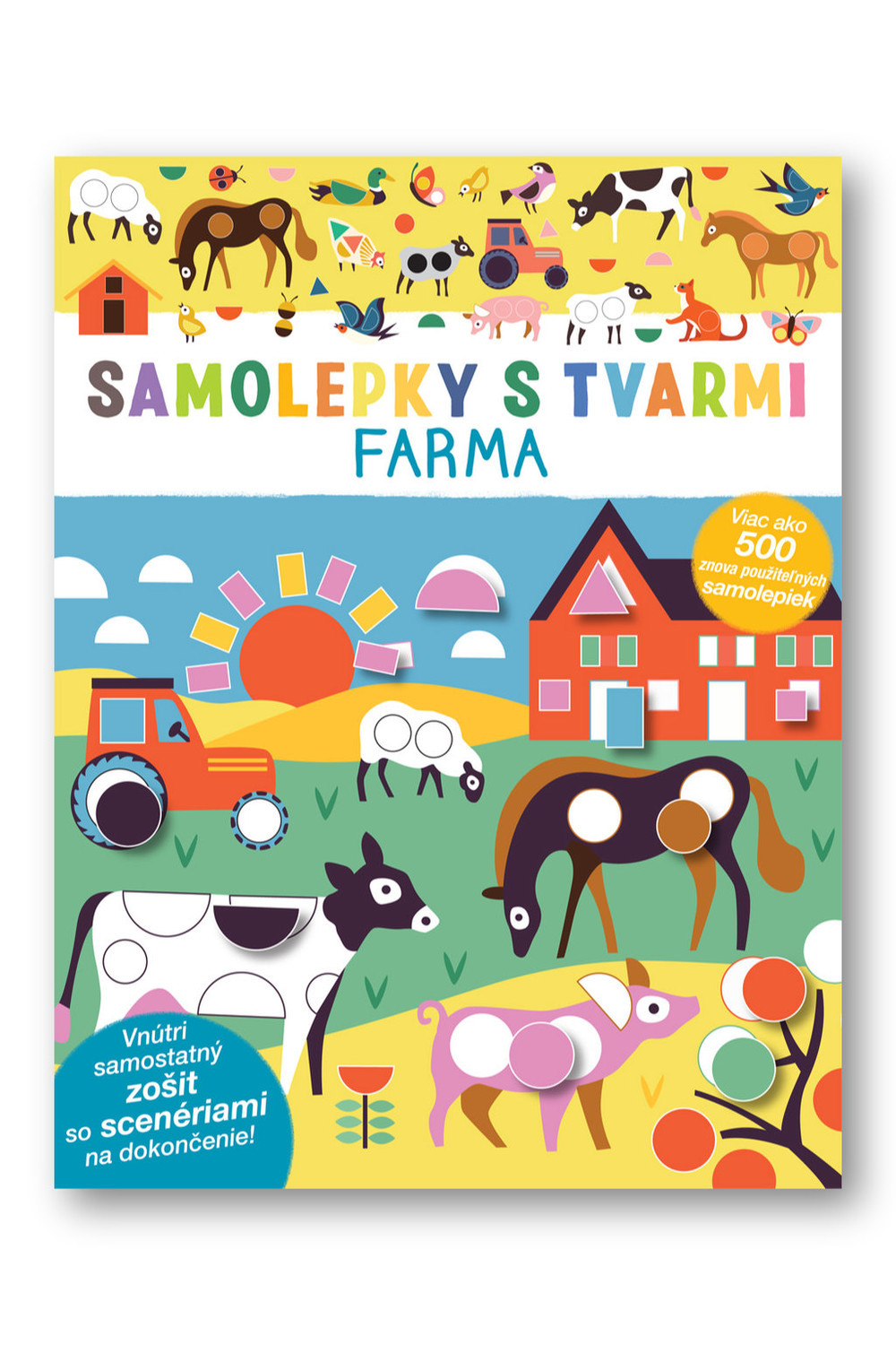 Samolepky s tvarmi Farma