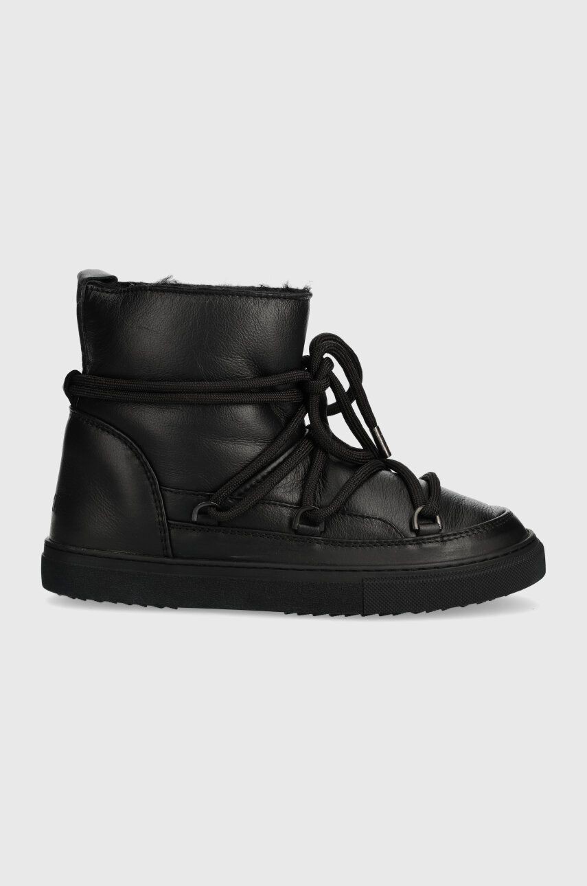 Kožené snehule Inuikii Full Leather čierna farba, 55102-087