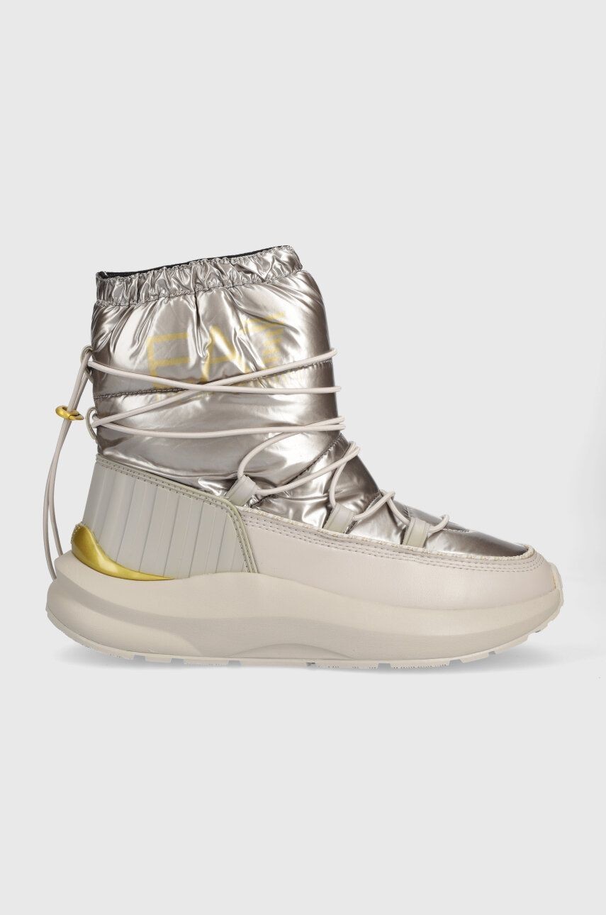 Snehule EA7 Emporio Armani strieborná farba, X8M002 XK230 S912