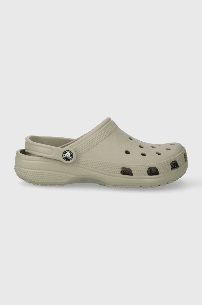 Šľapky Crocs Classic pánske, šedá farba, 10001