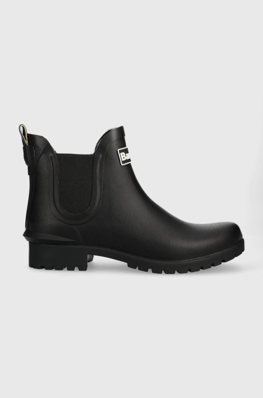 Gumáky Barbour Wilton dámske, čierna farba, LRF0066BK11