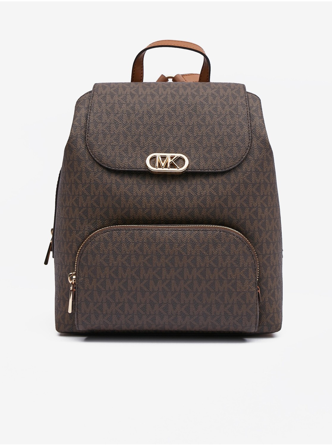 Hnedý dámsky vzorovaný batoh Michael Kors