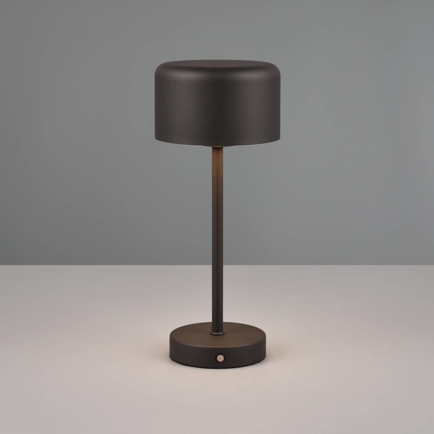 Stolová LED lampa Jeff s batériou, čierna matná