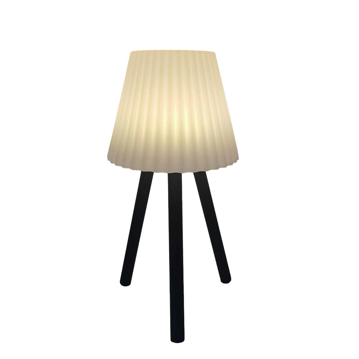 Lindby Jaimy vonkajšia stolová LED lampa batéria