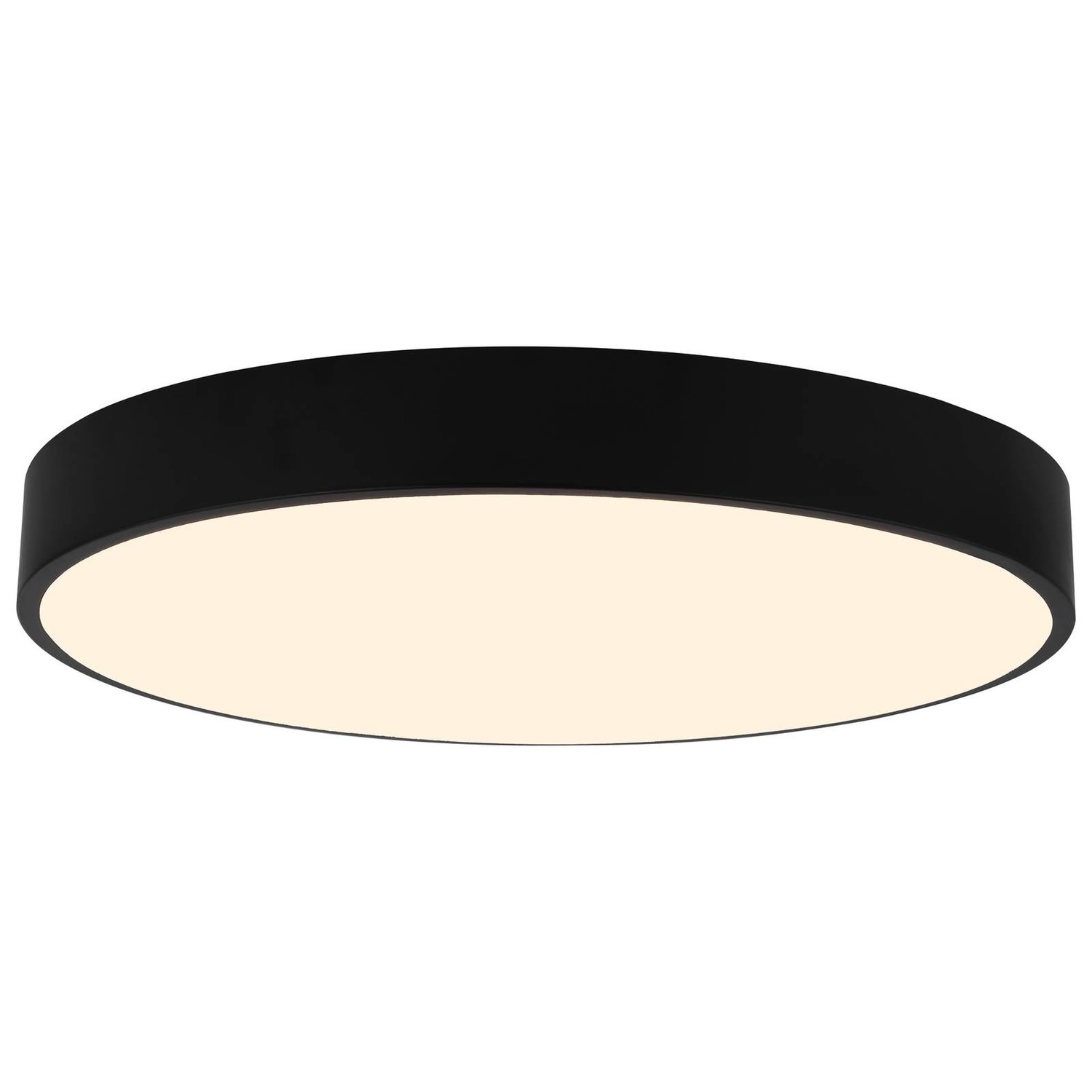 Lindby Innes stropné LED svetlo čierna Ø38cm smart
