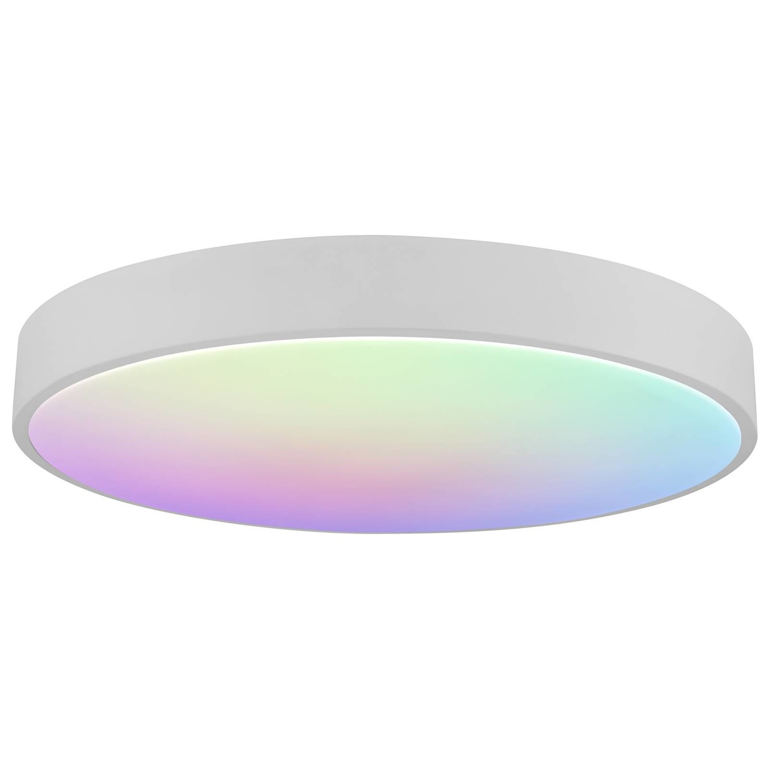 Lindby Innes stropné LED svetlo biela Ø38 cm smart