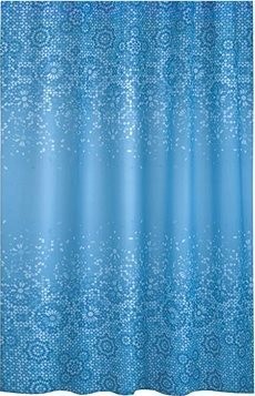 Bellatex - Kúpeľňové závesy - 180 × 200 cm - modrá mozaika