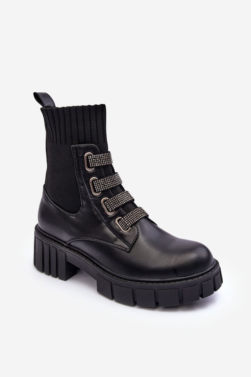 Shoes Workers with elastic upper Black Kasseis