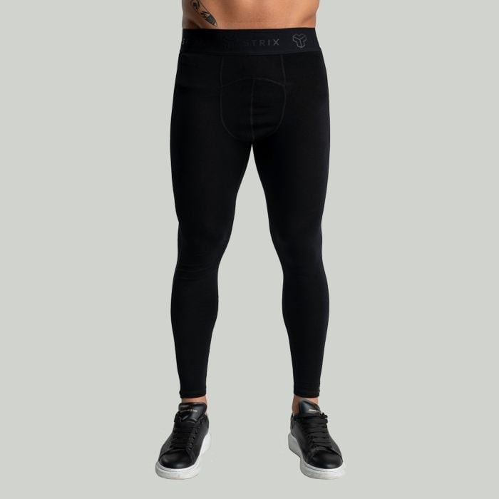 STRIX Pánske legíny MERINO I Black  XXLXXL