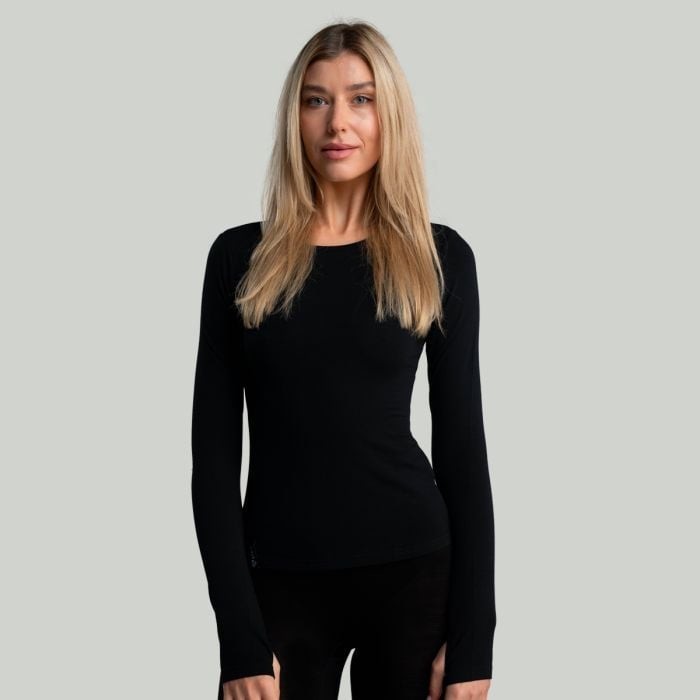 STRIX Dámske tričko s dlhým rukávom MERINO I Black  XLXL