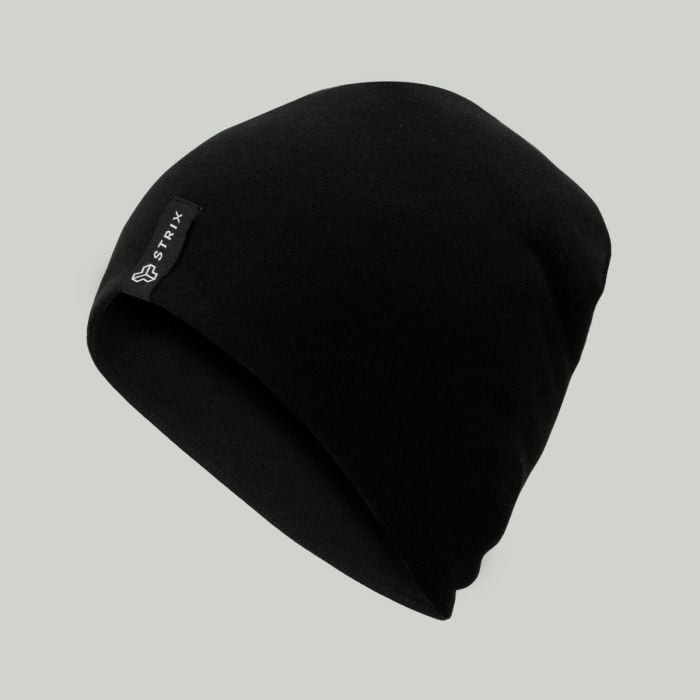STRIX Čiapka MERINO Beanie Black  uni
