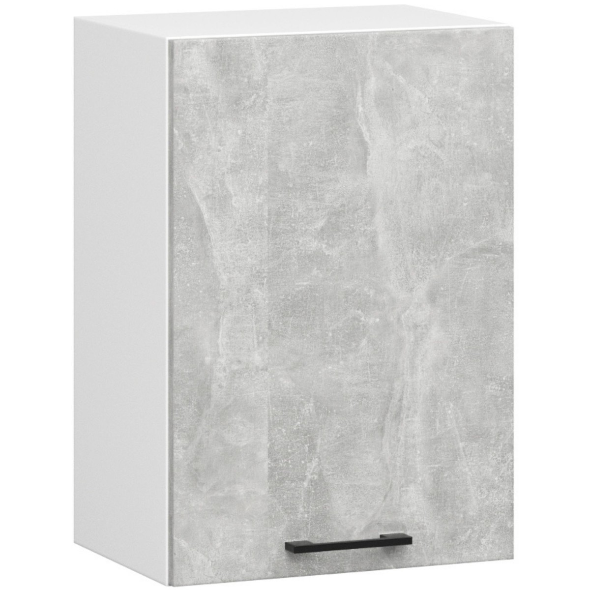 Kuchyňská závěsná skříňka Olivie W 50 cm bílá/beton