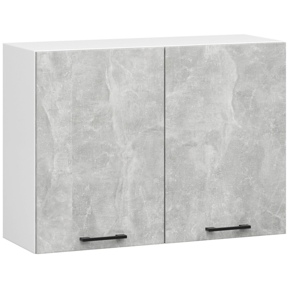Kuchyňská závěsná skříňka Olivie W I 80 cm bílá/beton