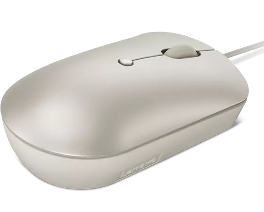 Lenovo myš CONS 540 USB-C káblová kompaktná - zlatá (Sand)