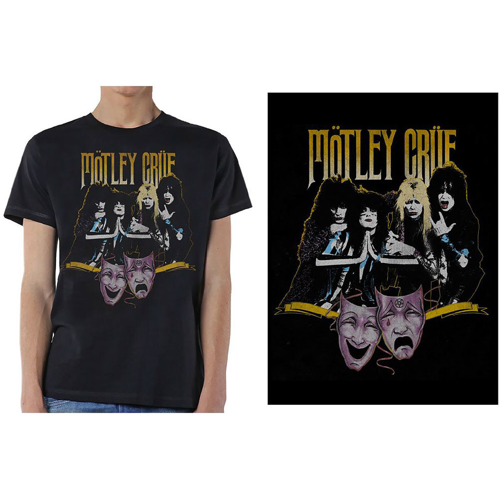 Motley Crue tričko Theatre Vintage Čierna S