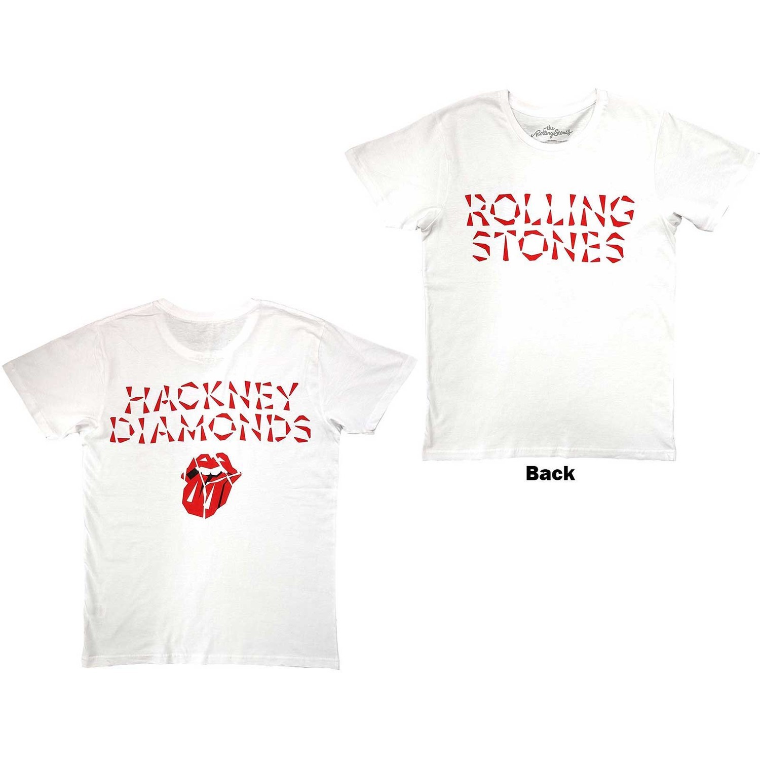 The Rolling Stones tričko Hackney Diamonds Biela S