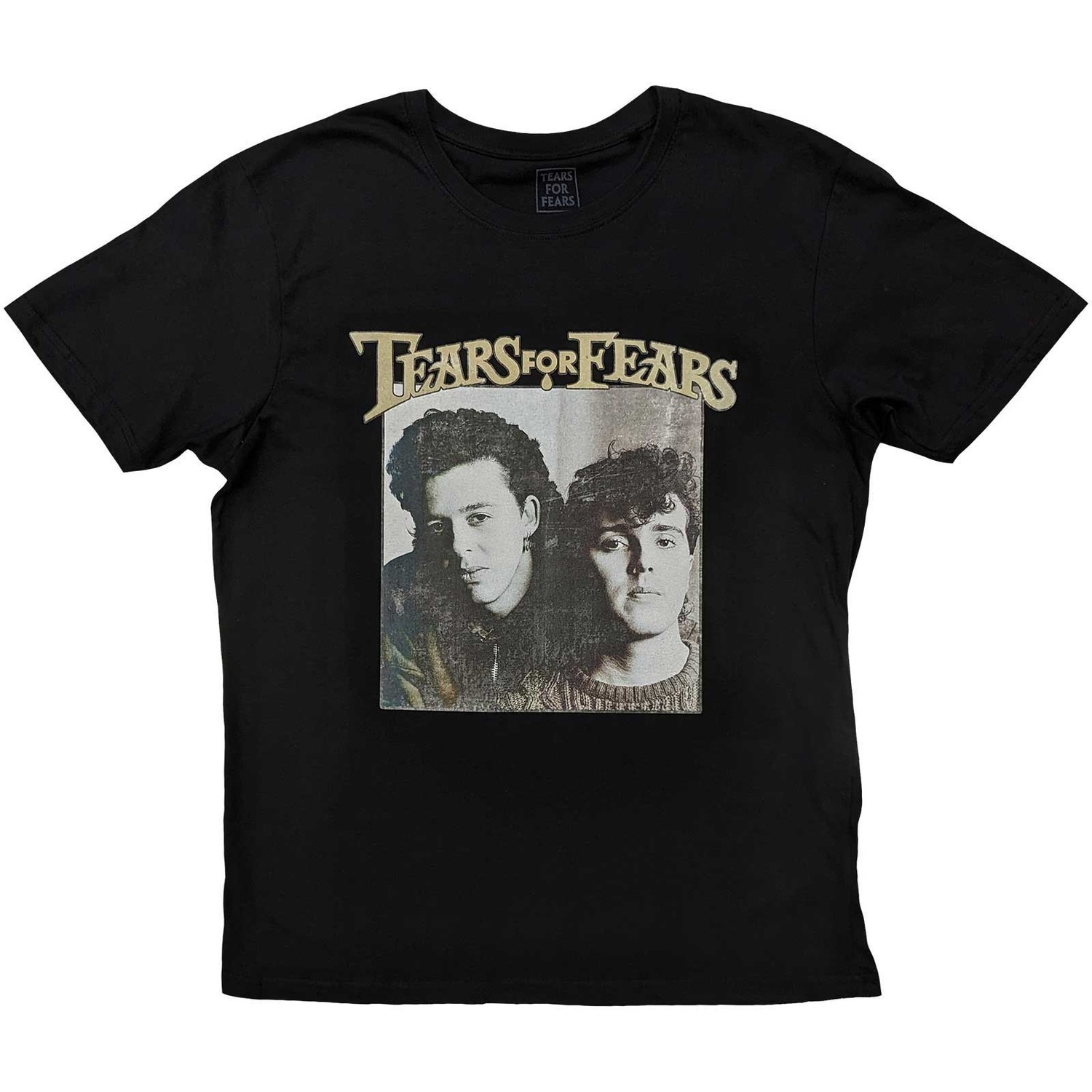 Tears For Fears tričko Throwback Photo Čierna S
