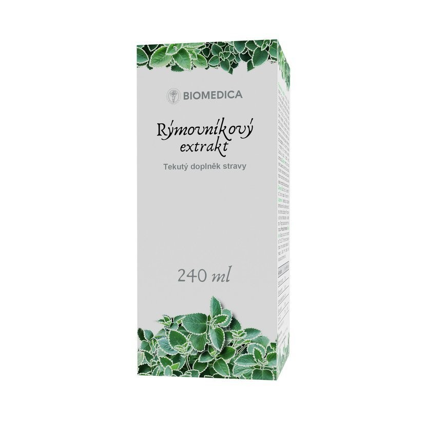 BIOMEDICA Rýmovníkový extrakt bylinný, s nádchovníkom 1x240 ml