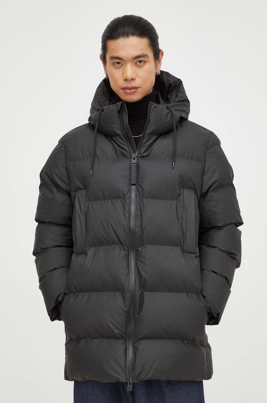 Bunda Rains 15190 Jackets čierna farba, zimná