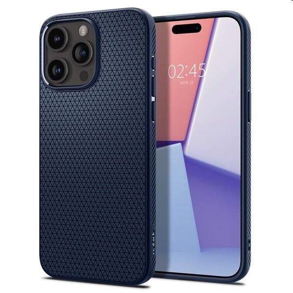 Puzdro Spigen Liquid Air pre Apple iPhone 15 Pro, navy blue ACS06704