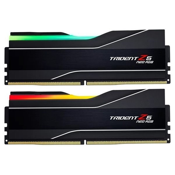 G.SKILL 64GB kit DDR5 6000 CL32 Trident Z5 NEO RGB, AMD EXPO F5-6000J3238G32GX2-TZ5NR