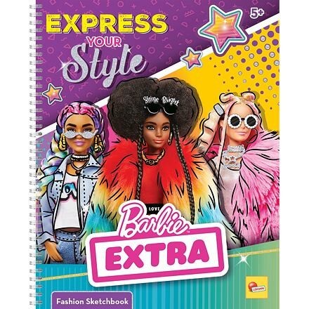 Lisciani BARBIE SKETCH BOOK VYJADRI SVOJ ŠTÝL