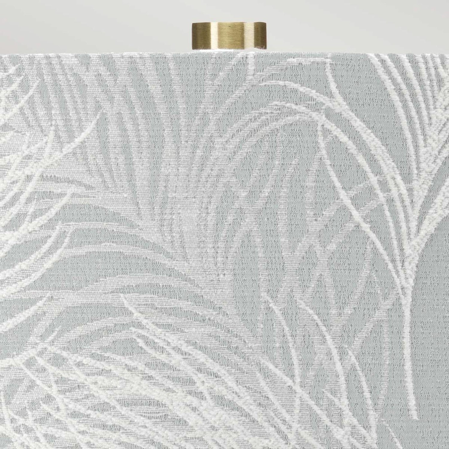 Stolová lampa Milo textil starožitná mosadz/modrá