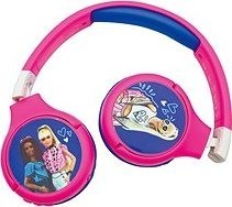 Lexibook Skladacie bezdrôtové Bluetooth slúchadlá Barbie