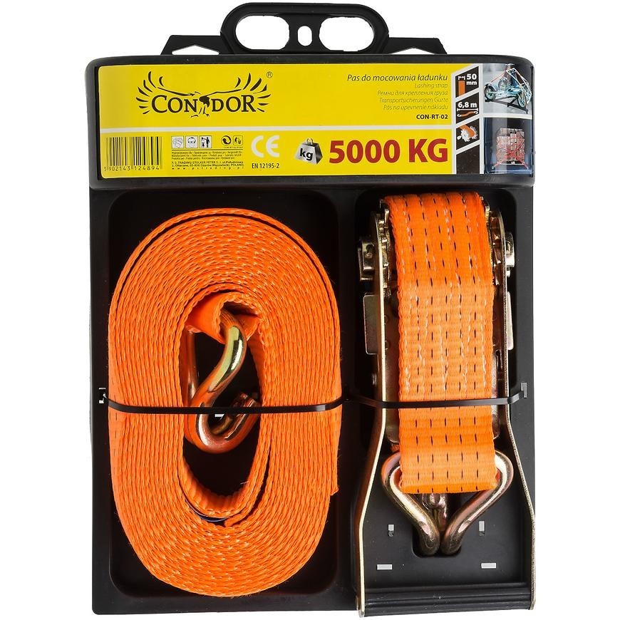 Upínací popruh 50 mm x 6,8 m 1 ks