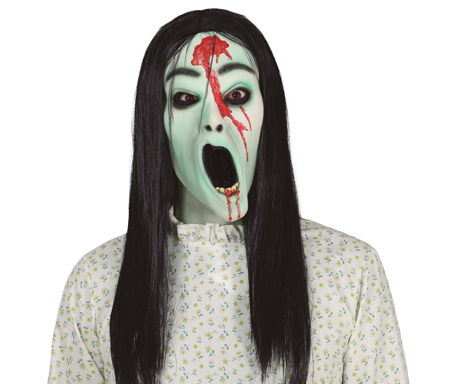 Guirca Latexová maska s parochňou