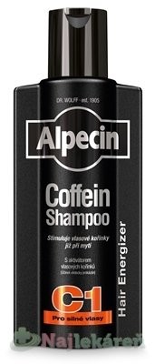 ALPECIN Coffein Shampoo C1 Black Edition kofeínový šampón proti vypadávaniu vlasov 1x375 ml